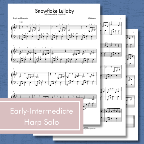 Snowflake Lullaby - Jill the Harpist - Product Images